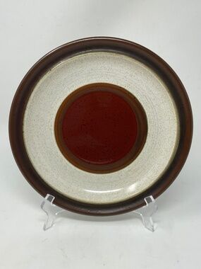 Denby Potters Wheel Rust (retired) Stoneware Dinner Plate (8 available $25 EACH